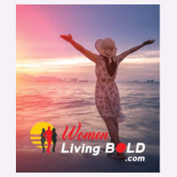 Women Living Bold Women's Maple Crew Neck Teez Design