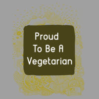 Proud To Be A Vegetarian Women's Balance Racerback Design