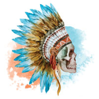 Colorful Skull Men's AS Colour Staple Regular Fit T Shirt Design