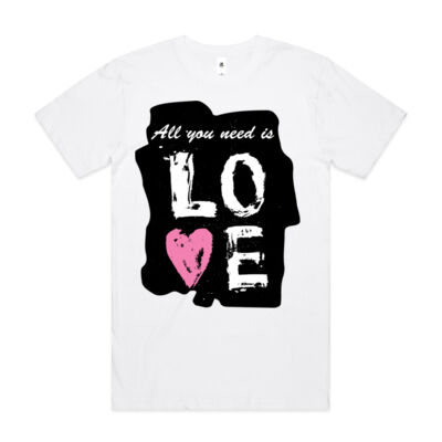 All You Need Is Love AS Colour Block Tee Thumbnail