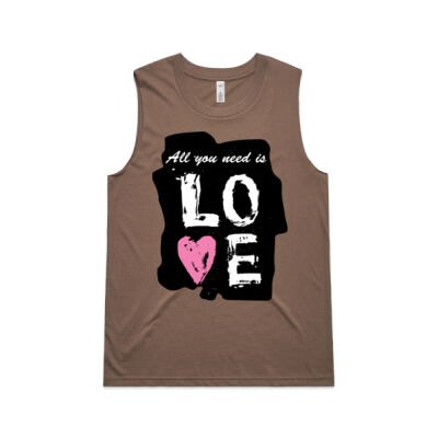 All You Need Is Love AS Colour Women's Brooklyn Tank Thumbnail