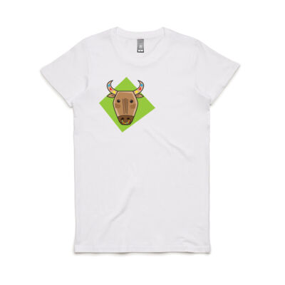 Taurus Women's Maple Crew Neck Tee by AS Colour Thumbnail