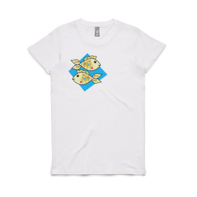 Pisces Women's Maple Crew Neck Tee by AS Colour Thumbnail