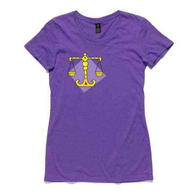 Libra Women's Maple Crew Neck Tee by AS Colour Thumbnail