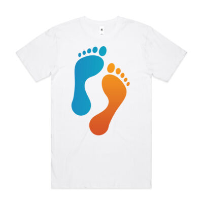 Blue Orange Foots AS Colour Block Tee Thumbnail