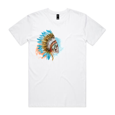Colorful Skull Men's AS Colour Staple Regular Fit T Shirt Thumbnail